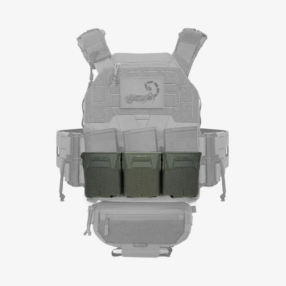 Agilite Pincer Placard .308 Triple Magazine Pouch - Image 3