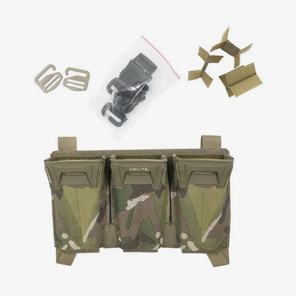 Agilite Pincer Placard Multicaliber Triple Magazine Pouch - Image 2