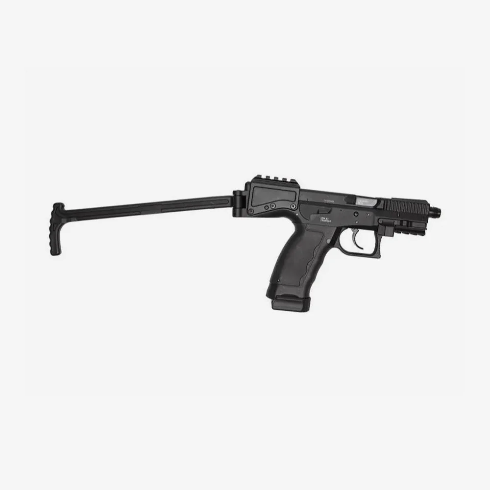 ASG B&T USW A1 GBB/CO2 Airsoft Pistole 6mm BB schwarz inkl. Klappschaft - Image 5
