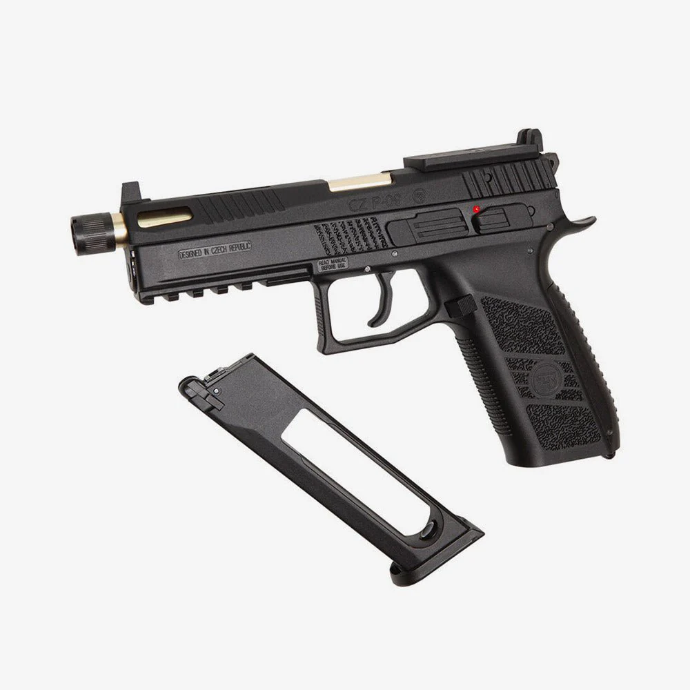 ASG CZ P-09 OR GBB Airsoft Pistole 6mm BB schwarz - Image 3