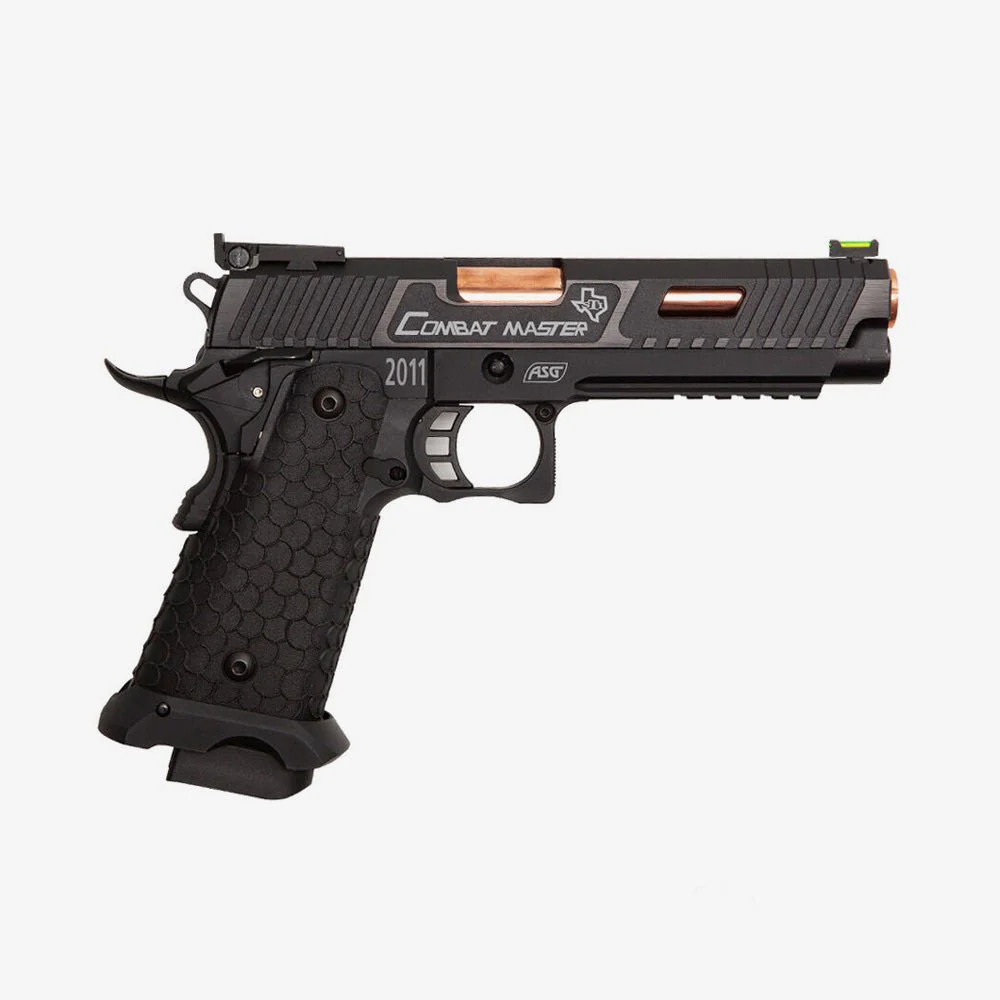ASG STI Combat Master GBB/CO2 Airsoft Pistole 6mm BB schwarz - Image 2