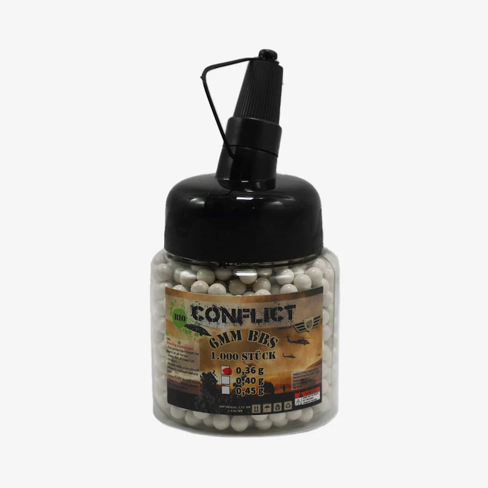 Conflict 0,36g Bio BB 1000Stück Flasche