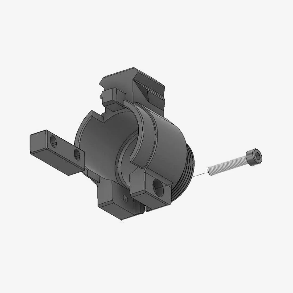 Dynamic Sports Gear Tippmann TMC AR15 Shroud/Handguard Adapter Aluminium schwarz - Image 4