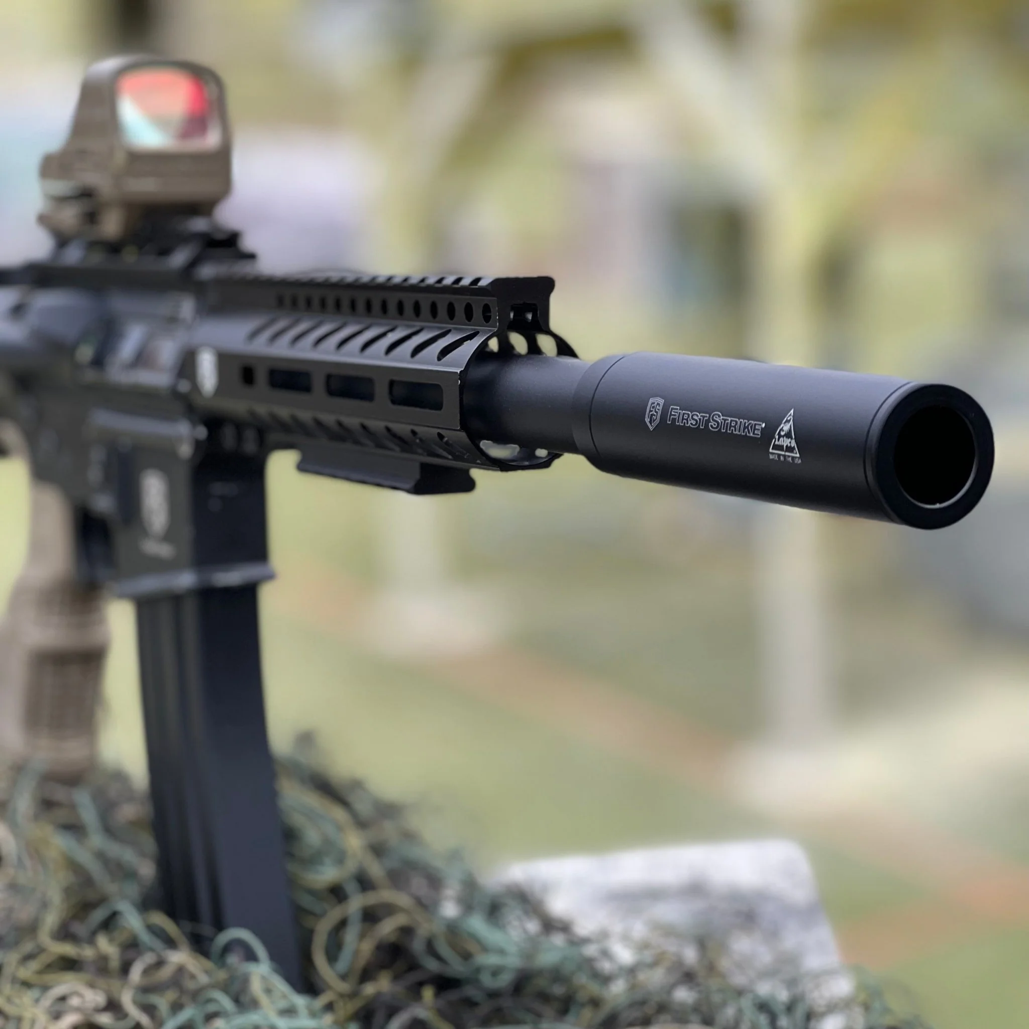 First Strike Lapco Mock Suppressor Schalldämpfer für 7/8Zoll Frontgewinde - Image 3