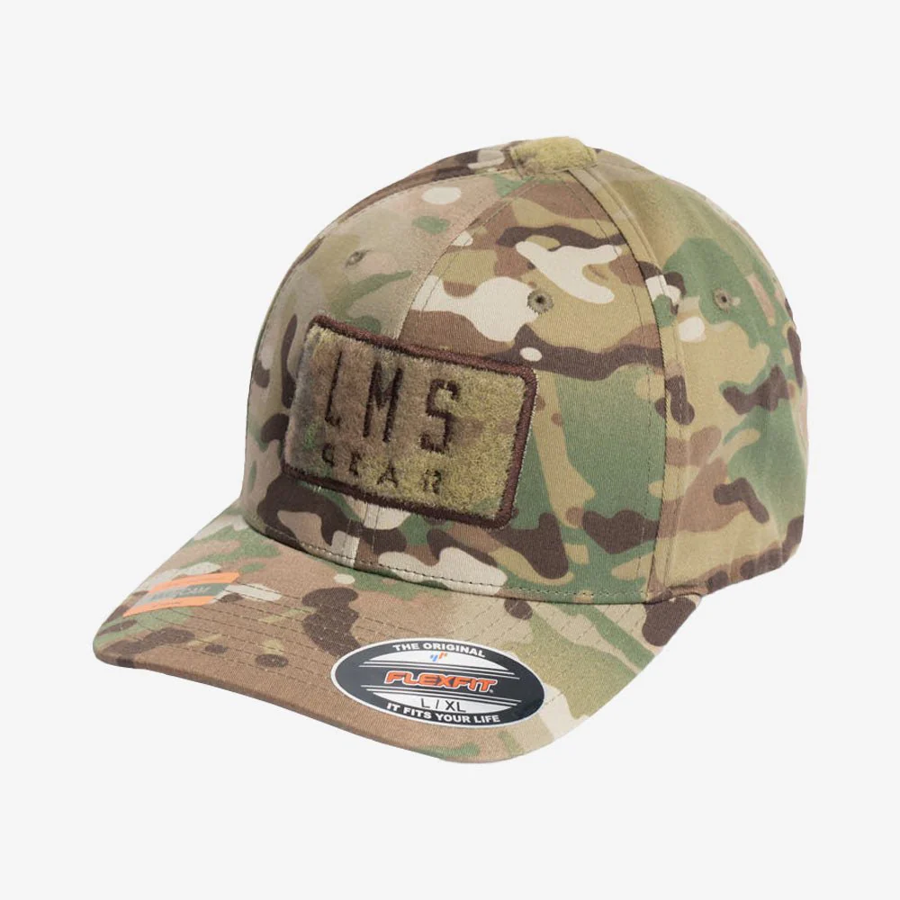 LMSGear Tactical Cap Classic FlexFit LMSGear Logo Velcro Multicam - Image 3