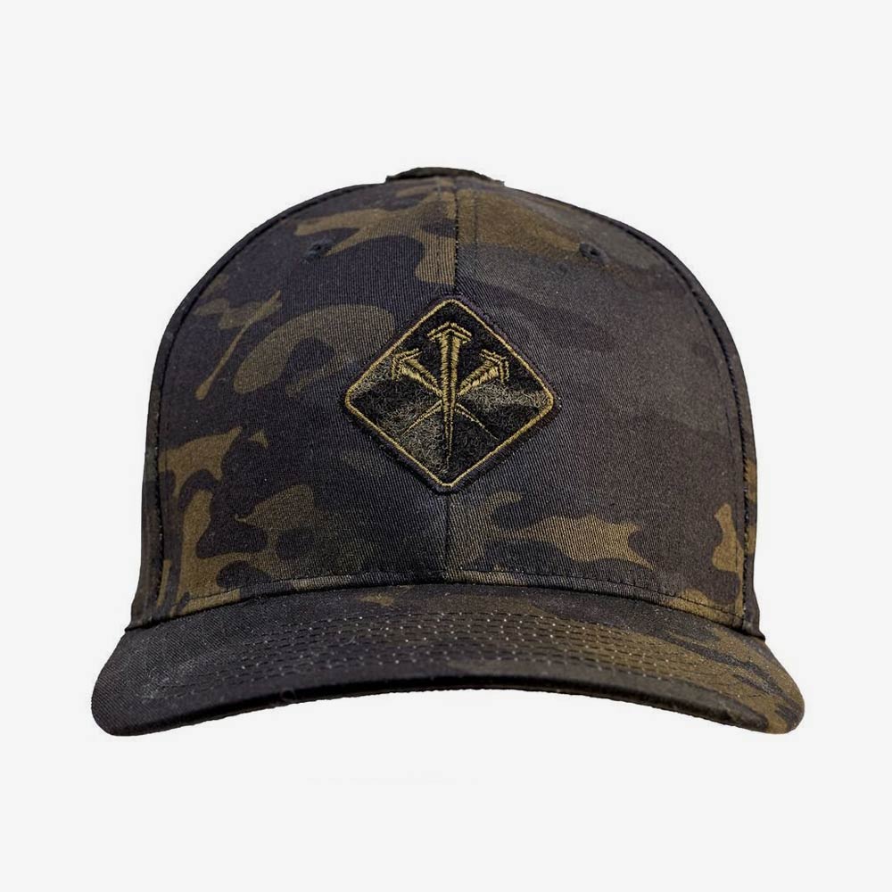 LMSGear Tactical Cap Classic FlexFit Nailsr Logo Velcro Multicam Black - Image 5