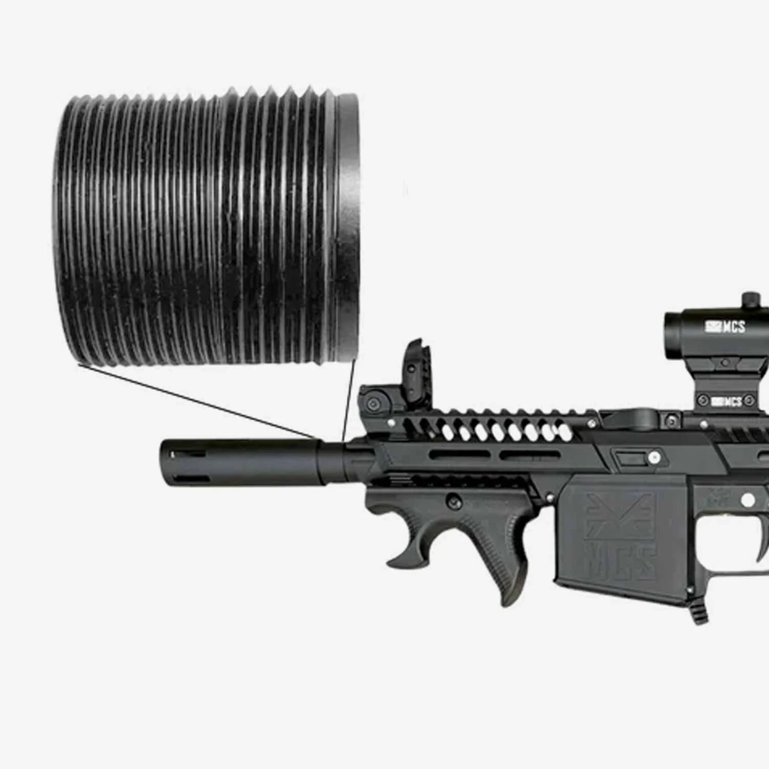 MCS S63 Adapter auf M22 Frontgewinde schwarz - Image 2