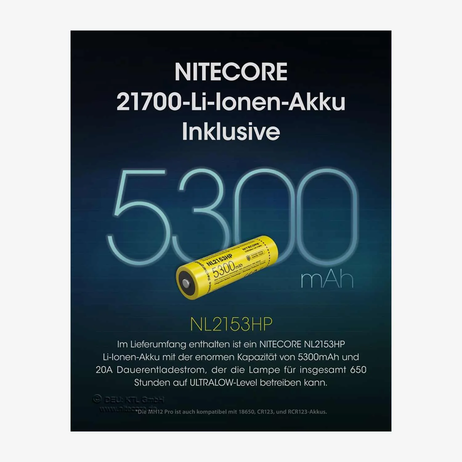 Nitecore MH12 Pro 3300 Lumen Taschenlampe schwarz - Image 6