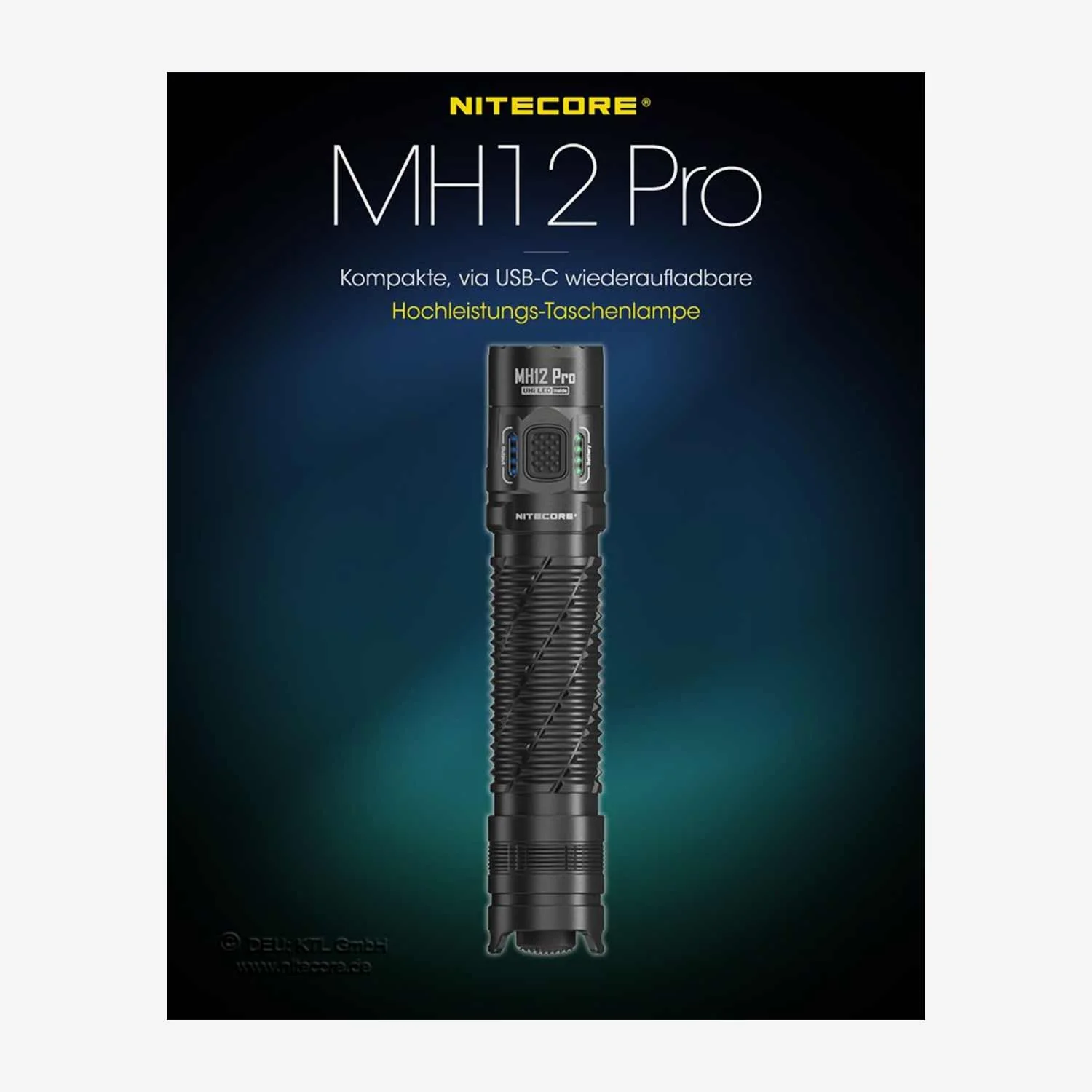 Nitecore MH12 Pro 3300 Lumen Taschenlampe schwarz - Image 8