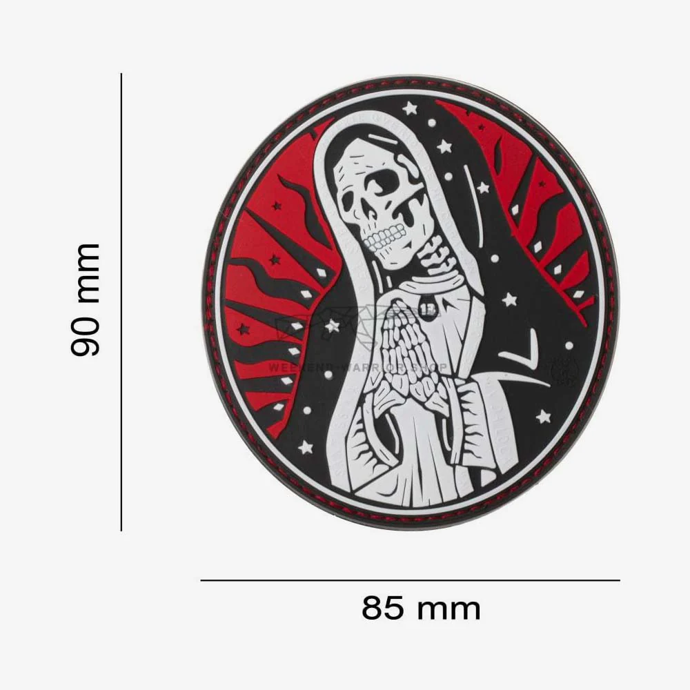 Patch Santa Muerte Red Sky - Image 3