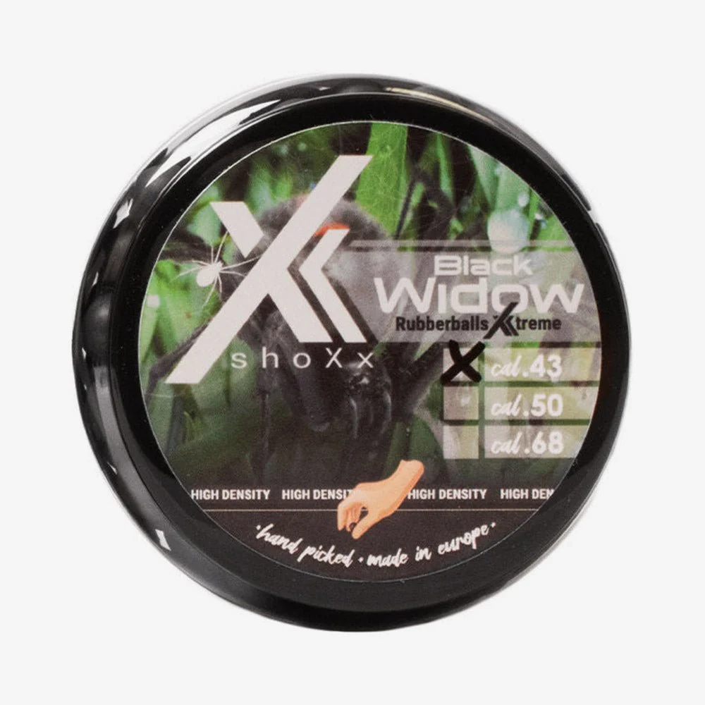 ShoXx Black Widow Rubberball cal .43 300 Stück - Image 4