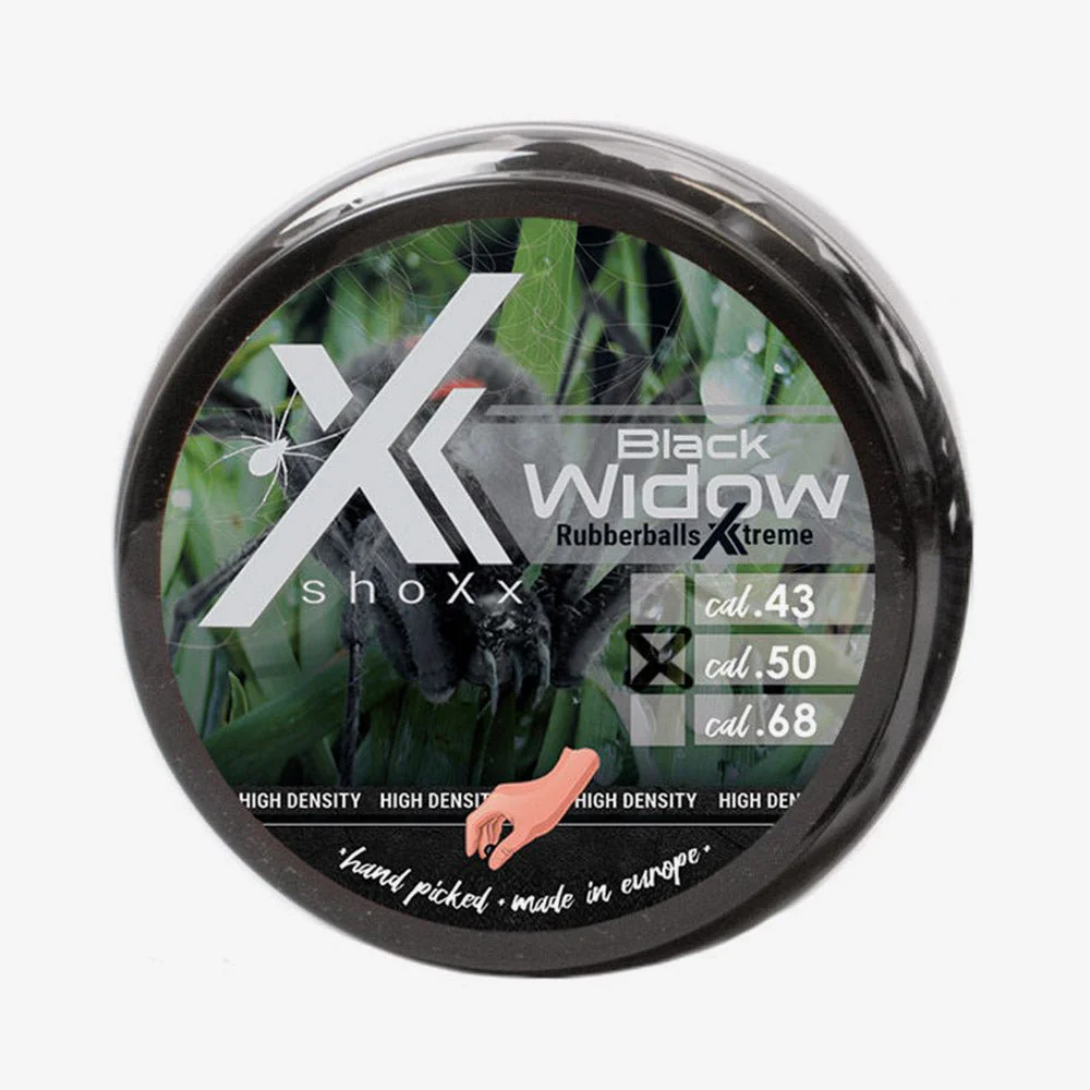 ShoXx Black Widow Rubberball cal .50 200 Stück - Image 4