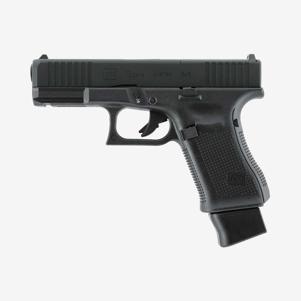 Umarex Glock 19 Gen5 MOS 1J GBB Airsoft Pistole 6mm BB schwarz - Image 2