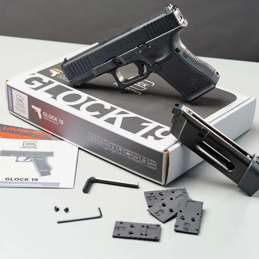 Umarex Glock 19 Gen5 MOS 1J GBB Airsoft Pistole 6mm BB schwarz - Image 5